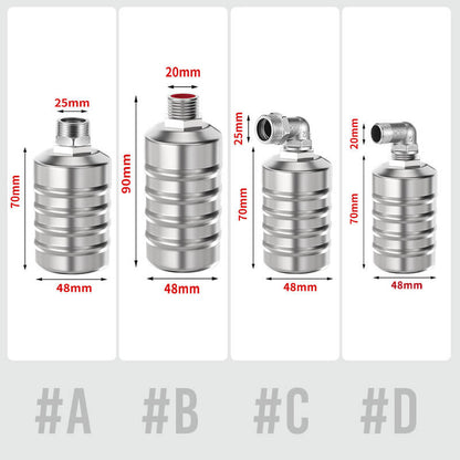 304 Nerezová ocel Plně automatické ovládání hladiny vody Plovákový ventil